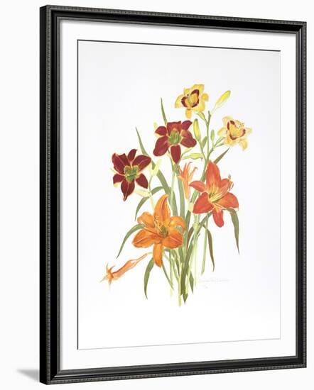 Day Lilies-Marion Sheehan-Framed Collectable Print