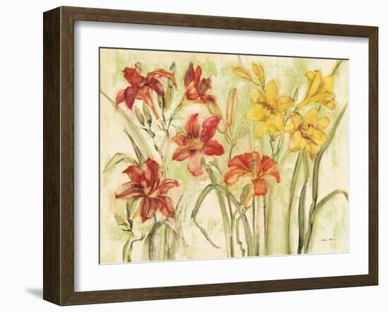 Day Lily Garden-Cheri Blum-Framed Art Print
