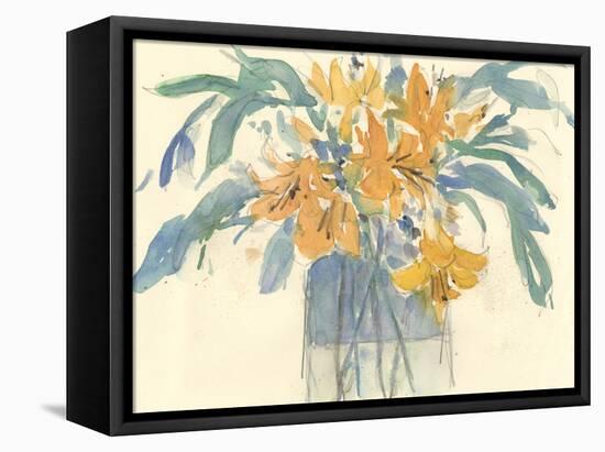 Day Lily Moment I-Samuel Dixon-Framed Stretched Canvas