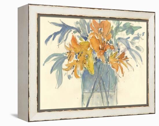 Day Lily Moment II-Samuel Dixon-Framed Stretched Canvas