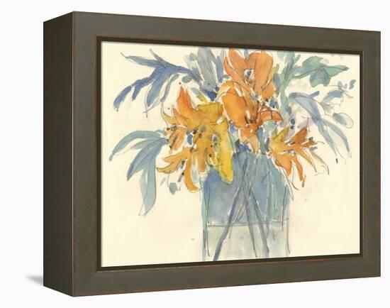 Day Lily Moment II-Samuel Dixon-Framed Stretched Canvas