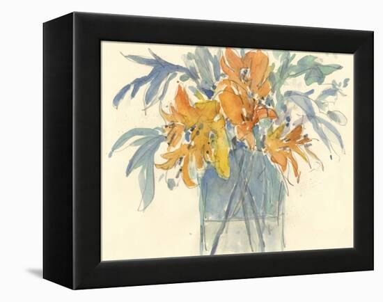 Day Lily Moment II-Samuel Dixon-Framed Stretched Canvas