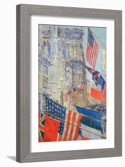 Day of Allied Victory, 1917-Childe Hassam-Framed Art Print