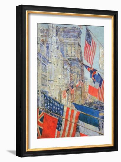 Day of Allied Victory, 1917-Childe Hassam-Framed Art Print