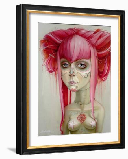 Day of the Dead 1-Leslie Ditto-Framed Art Print