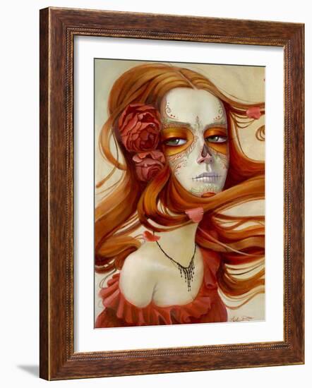 Day of the Dead 2-Leslie Ditto-Framed Art Print