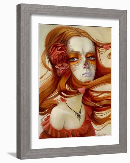 Day of the Dead 2-Leslie Ditto-Framed Art Print