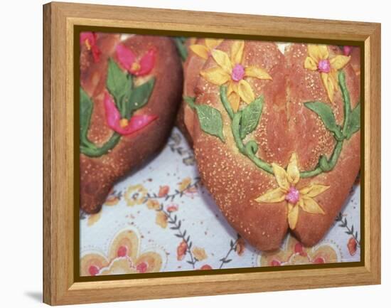 Day of the Dead Bread, Abastos Market, Oaxaca, Mexico-Judith Haden-Framed Premier Image Canvas