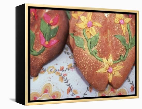 Day of the Dead Bread, Abastos Market, Oaxaca, Mexico-Judith Haden-Framed Premier Image Canvas