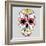 Day of the Dead Colorful Skull with Floral Ornament-Alisa Foytik-Framed Art Print