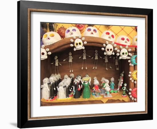 Day of the Dead Folk Art, Oaxaca City, Oaxaca, Mexico, North America-Wendy Connett-Framed Photographic Print