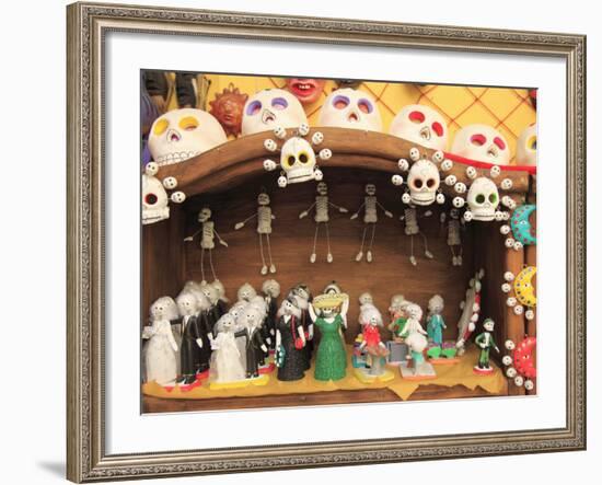 Day of the Dead Folk Art, Oaxaca City, Oaxaca, Mexico, North America-Wendy Connett-Framed Photographic Print