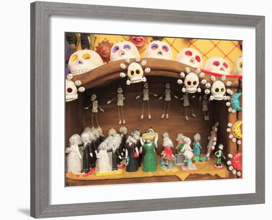 Day of the Dead Folk Art, Oaxaca City, Oaxaca, Mexico, North America-Wendy Connett-Framed Photographic Print