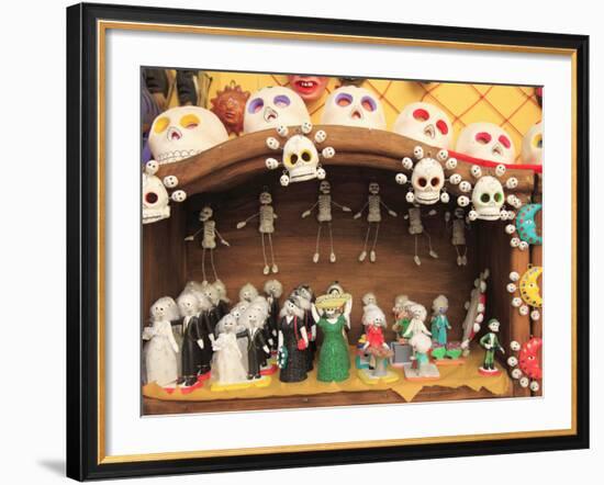 Day of the Dead Folk Art, Oaxaca City, Oaxaca, Mexico, North America-Wendy Connett-Framed Photographic Print