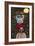 Day of the Dead Girl with Cat-Kerri Ambrosino-Framed Giclee Print