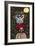 Day of the Dead Girl with Cat-Kerri Ambrosino-Framed Giclee Print