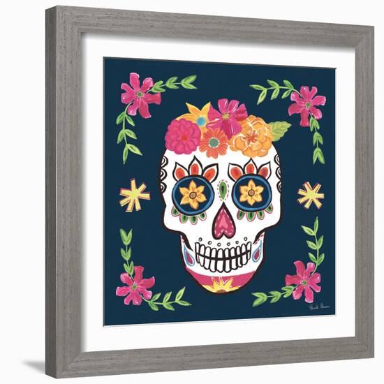 Day of the Dead II-Farida Zaman-Framed Art Print