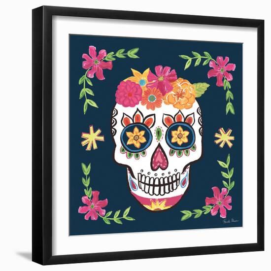 Day of the Dead II-Farida Zaman-Framed Art Print