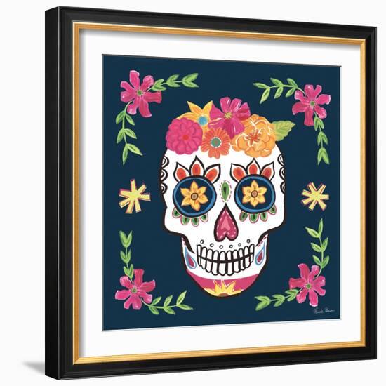 Day of the Dead II-Farida Zaman-Framed Art Print