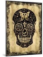 Day of the Dead in Black & Gold-Martin Wagner-Mounted Giclee Print