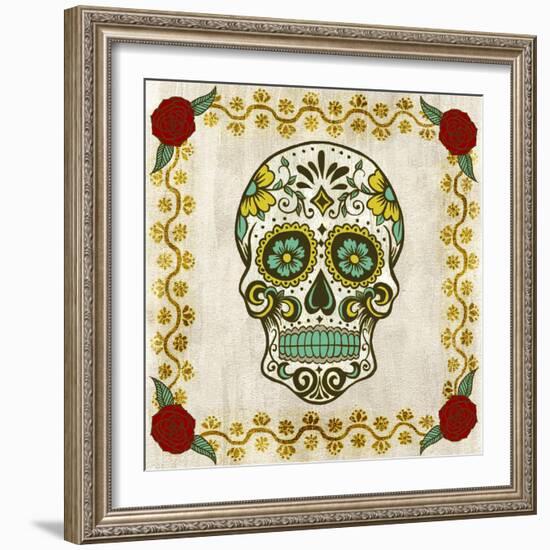 Day of the Dead IV-Grace Popp-Framed Art Print