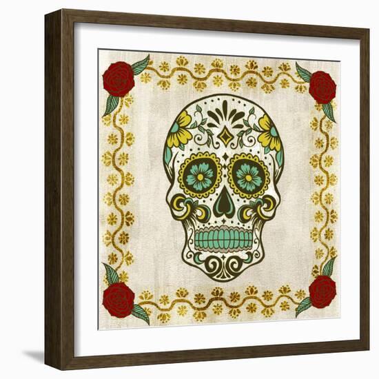 Day of the Dead IV-Grace Popp-Framed Art Print