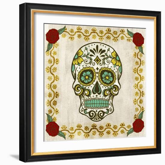 Day of the Dead IV-Grace Popp-Framed Art Print