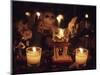 Day of the Dead Night Vigil Details, Oaxaca, Mexico-Judith Haden-Mounted Photographic Print