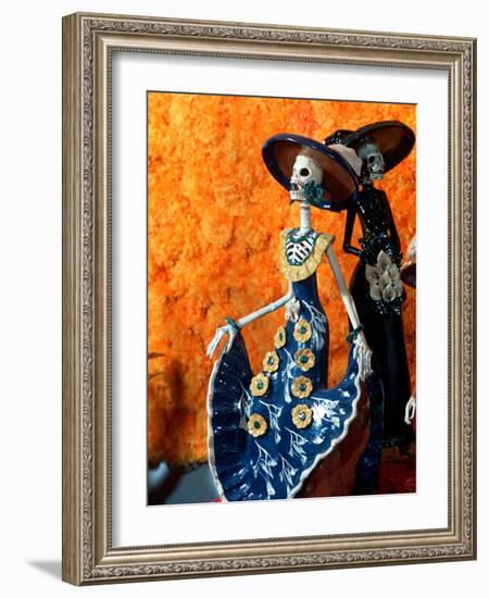 Day of the Dead Offering in Museum of Fine Mexican Art, Mexico-Russell Gordon-Framed Photographic Print