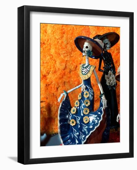 Day of the Dead Offering in Museum of Fine Mexican Art, Mexico-Russell Gordon-Framed Photographic Print
