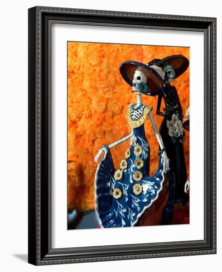 Day of the Dead Offering in Museum of Fine Mexican Art, Mexico-Russell Gordon-Framed Photographic Print