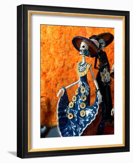 Day of the Dead Offering in Museum of Fine Mexican Art, Mexico-Russell Gordon-Framed Photographic Print