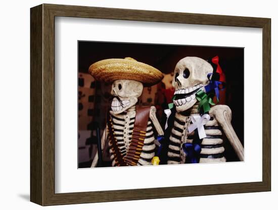 Day of the Dead Skeleton Figures-Danny Lehman-Framed Photographic Print