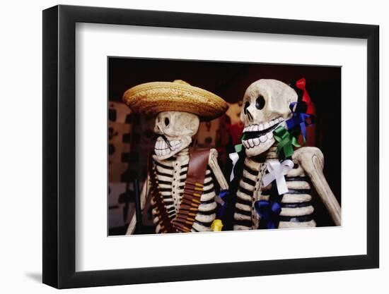 Day of the Dead Skeleton Figures-Danny Lehman-Framed Photographic Print