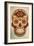 Day of the Dead Skull I-Anna Polanski-Framed Art Print