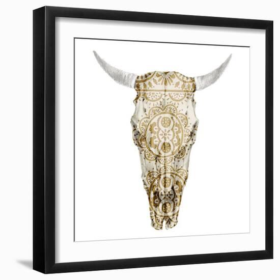 Day of the Dead Skull Mount VII-Studio W-Framed Art Print