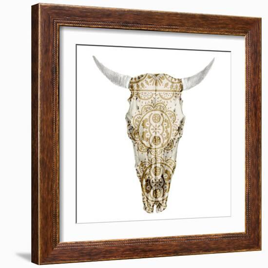 Day of the Dead Skull Mount VII-Studio W-Framed Art Print