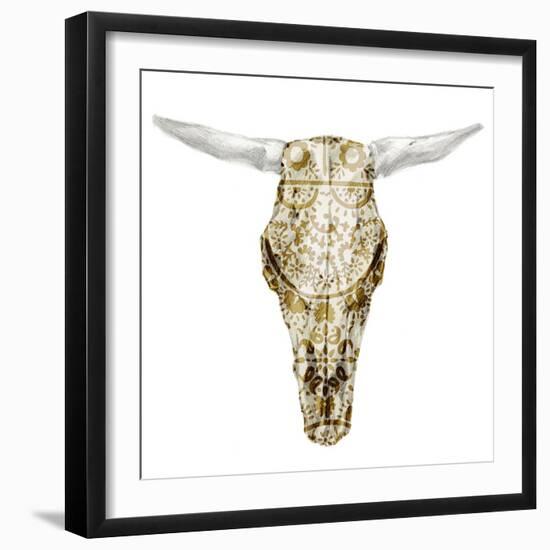 Day of the Dead Skull Mount VIII-Studio W-Framed Art Print