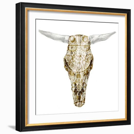 Day of the Dead Skull Mount VIII-Studio W-Framed Art Print