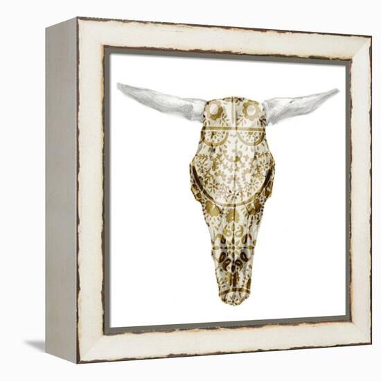 Day of the Dead Skull Mount VIII-Studio W-Framed Stretched Canvas