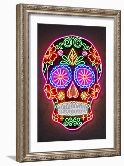 Day of the Dead-Octavian Mielu-Framed Premium Giclee Print