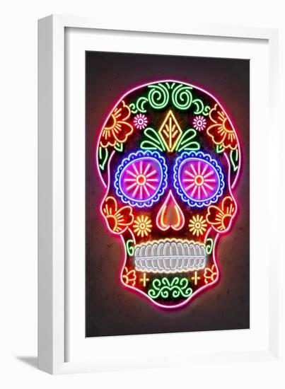 Day of the Dead-Octavian Mielu-Framed Premium Giclee Print