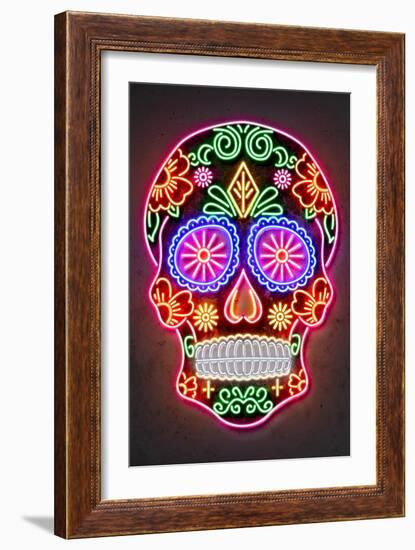 Day of the Dead-Octavian Mielu-Framed Art Print