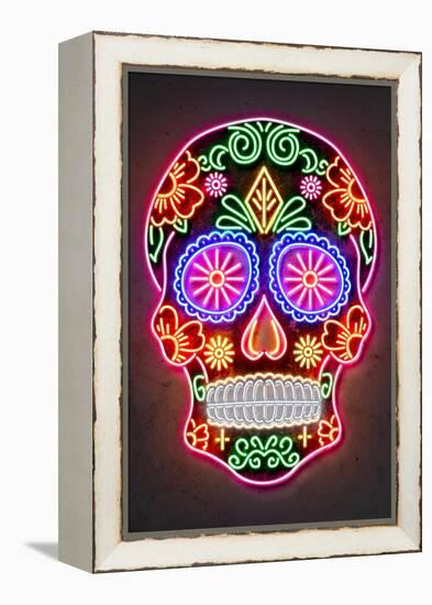Day of the Dead-Octavian Mielu-Framed Stretched Canvas