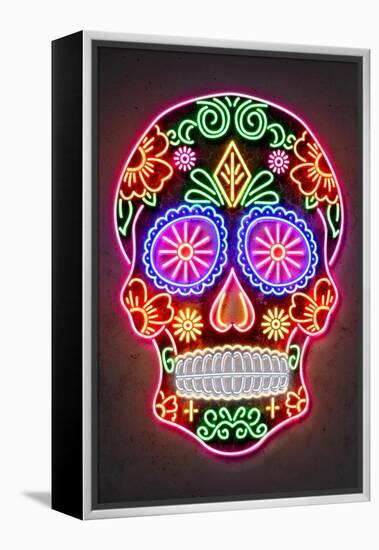 Day of the Dead-Octavian Mielu-Framed Stretched Canvas