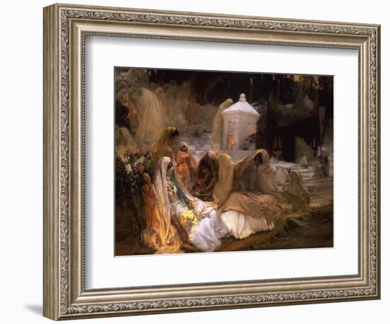 Day of the Prophet at Oued-El-Kebir-Frederick Arthur Bridgman-Framed Giclee Print