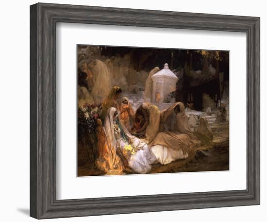 Day of the Prophet at Oued-El-Kebir-Frederick Arthur Bridgman-Framed Giclee Print