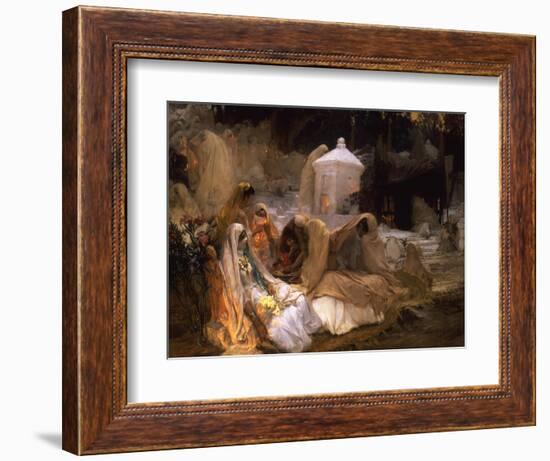 Day of the Prophet at Oued-El-Kebir-Frederick Arthur Bridgman-Framed Giclee Print