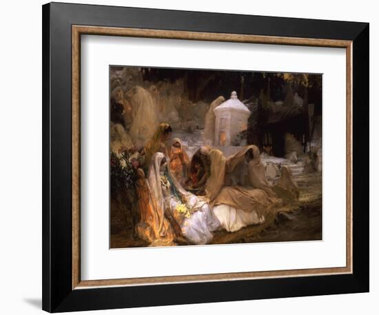 Day of the Prophet at Oued-El-Kebir-Frederick Arthur Bridgman-Framed Giclee Print