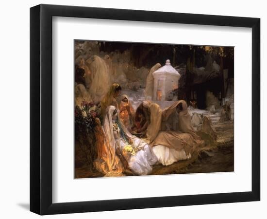 Day of the Prophet at Oued-El-Kebir-Frederick Arthur Bridgman-Framed Giclee Print